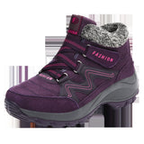 Women Real Leather Trekking Shoes