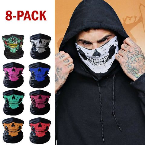 Half Face Skull Mask