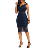 Lace Off Shoulder Dress