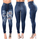Ripped Stylish Blue Jeans
