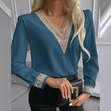 New Lace Long-Sleeved Shirt