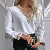 New Lace Long-Sleeved Shirt
