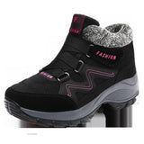 Women Real Leather Trekking Shoes