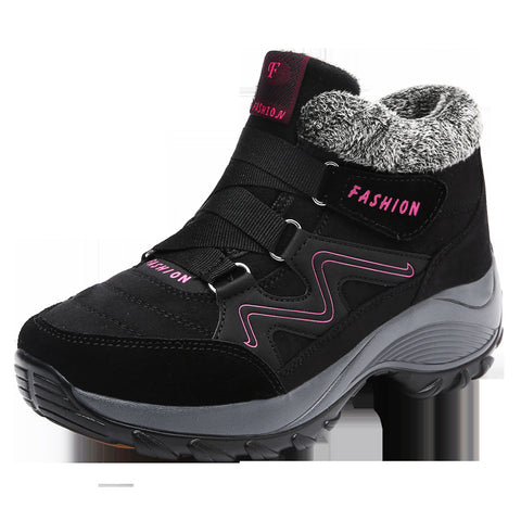 Women Real Leather Trekking Shoes