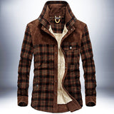 Pure Cotton Plaid Jacket