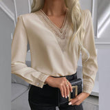 New Lace Long-Sleeved Shirt