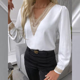 New Lace Long-Sleeved Shirt