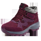 Women Real Leather Trekking Shoes