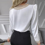 New Lace Long-Sleeved Shirt