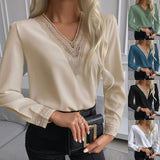 New Lace Long-Sleeved Shirt