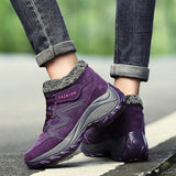 Women Real Leather Trekking Shoes