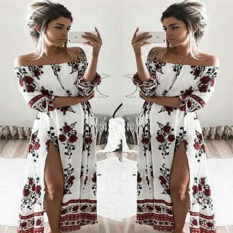One-shoulder Elastic dress