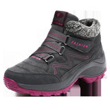 Women Real Leather Trekking Shoes