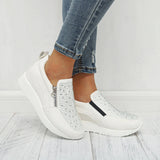 Female Knitted Vulcanized Shoes