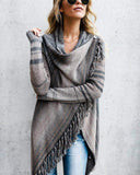 Fashion Tassel Striped Sweater