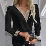 New Lace Long-Sleeved Shirt